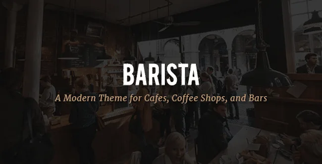 Restaurant Wordpress Theme Barista