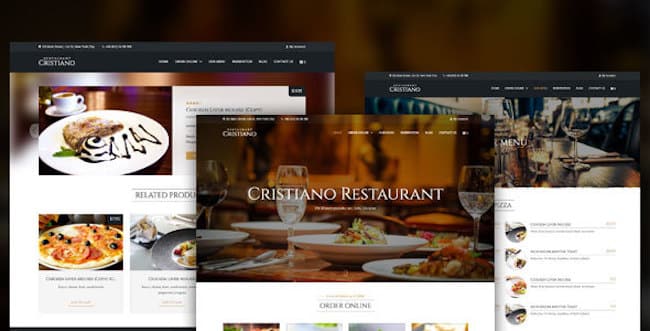 Restaurant Wordpress Theme christiano